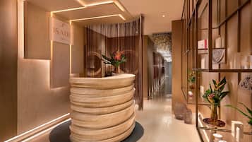 Welcome to ISADE spa, where guests can check in and unwind in style.