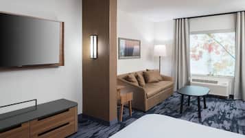 55-英寸纯平电视 (配备有线频道)、电视