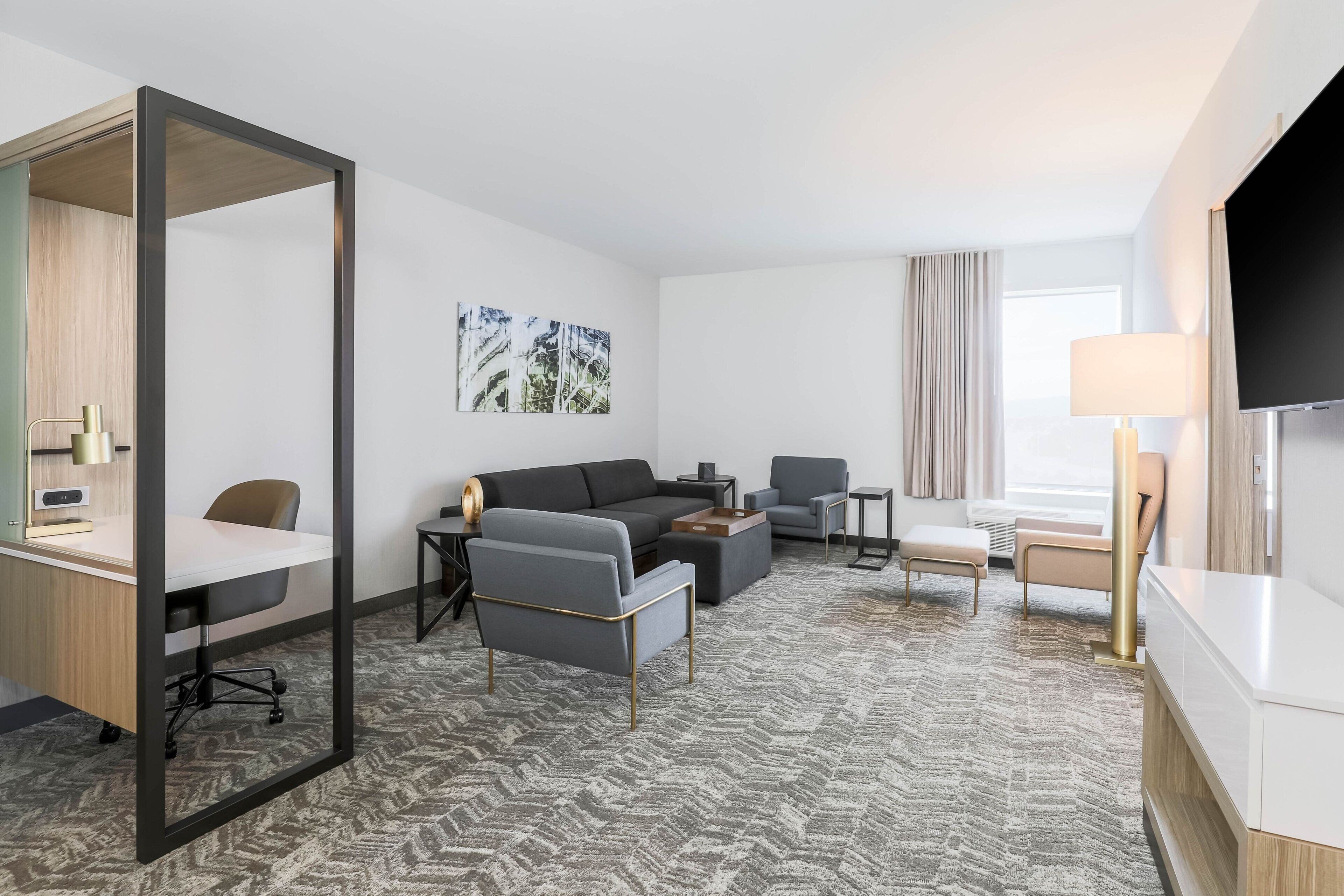 suite, 1 bedroom, non smoking | desk, laptop workspace, iron/ironing board, free cots/infant beds