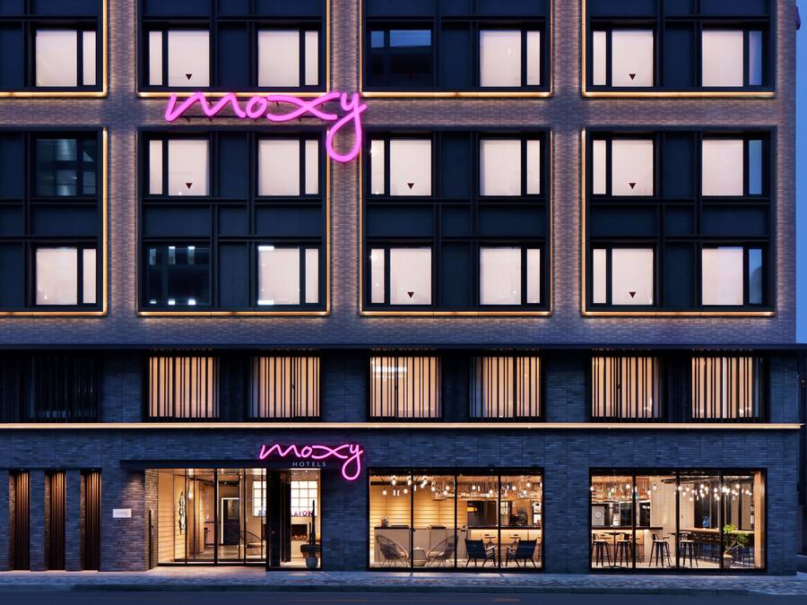Front of property – evening/night