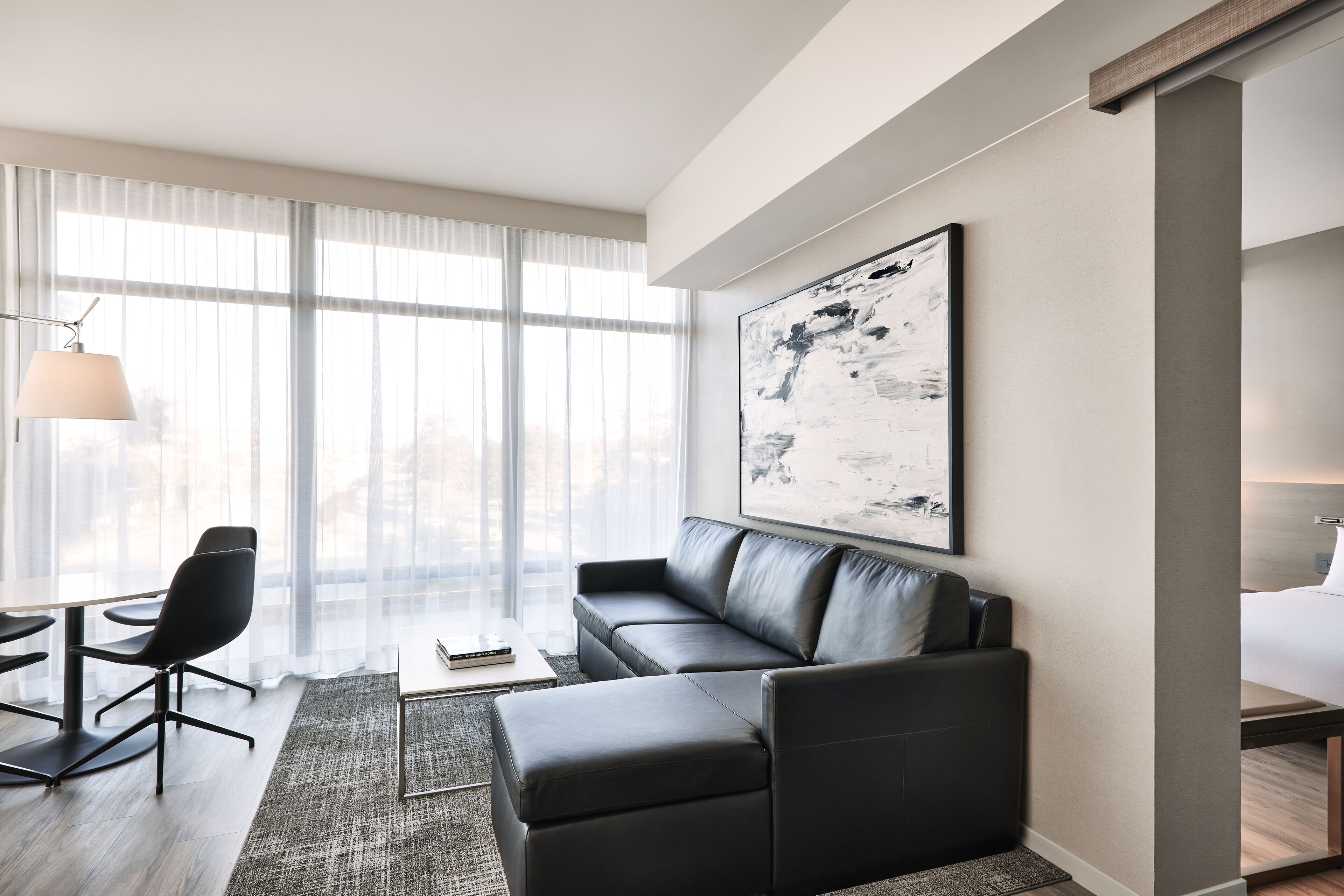 55-inch flat-screen tv with cable channels, tv