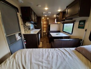 1 bedroom, in-room safe, bed sheets - star wars themed rv at Orrasis Ranch (Marble Falls)