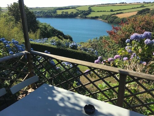 Tremerlin. Unique and Magnificently Situated 8 acre Waterside Artists' Retreat