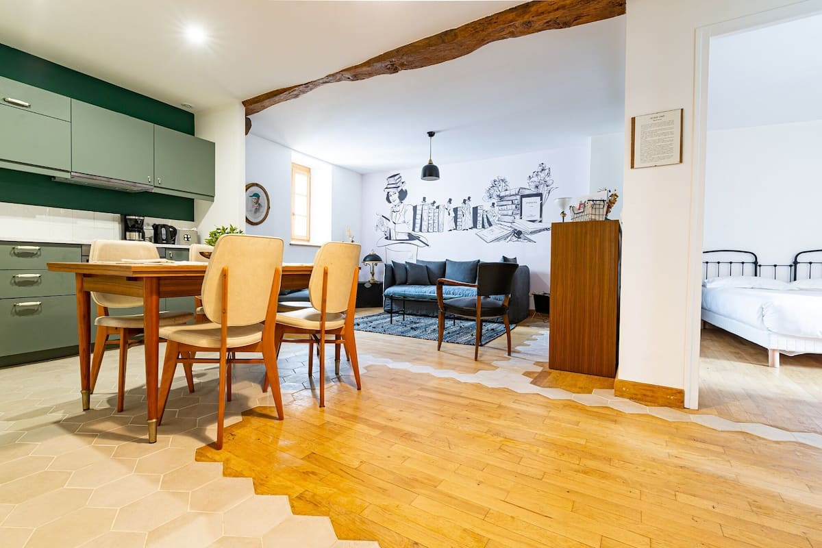 Familienapartment, mit Bad, Blick auf den Innenhof (George) | Innenbereich