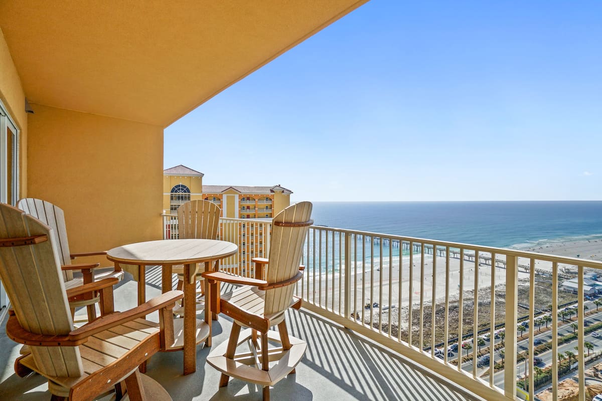 Appart'hôtel, 3 chambres, vue mer (2306) | Balcon