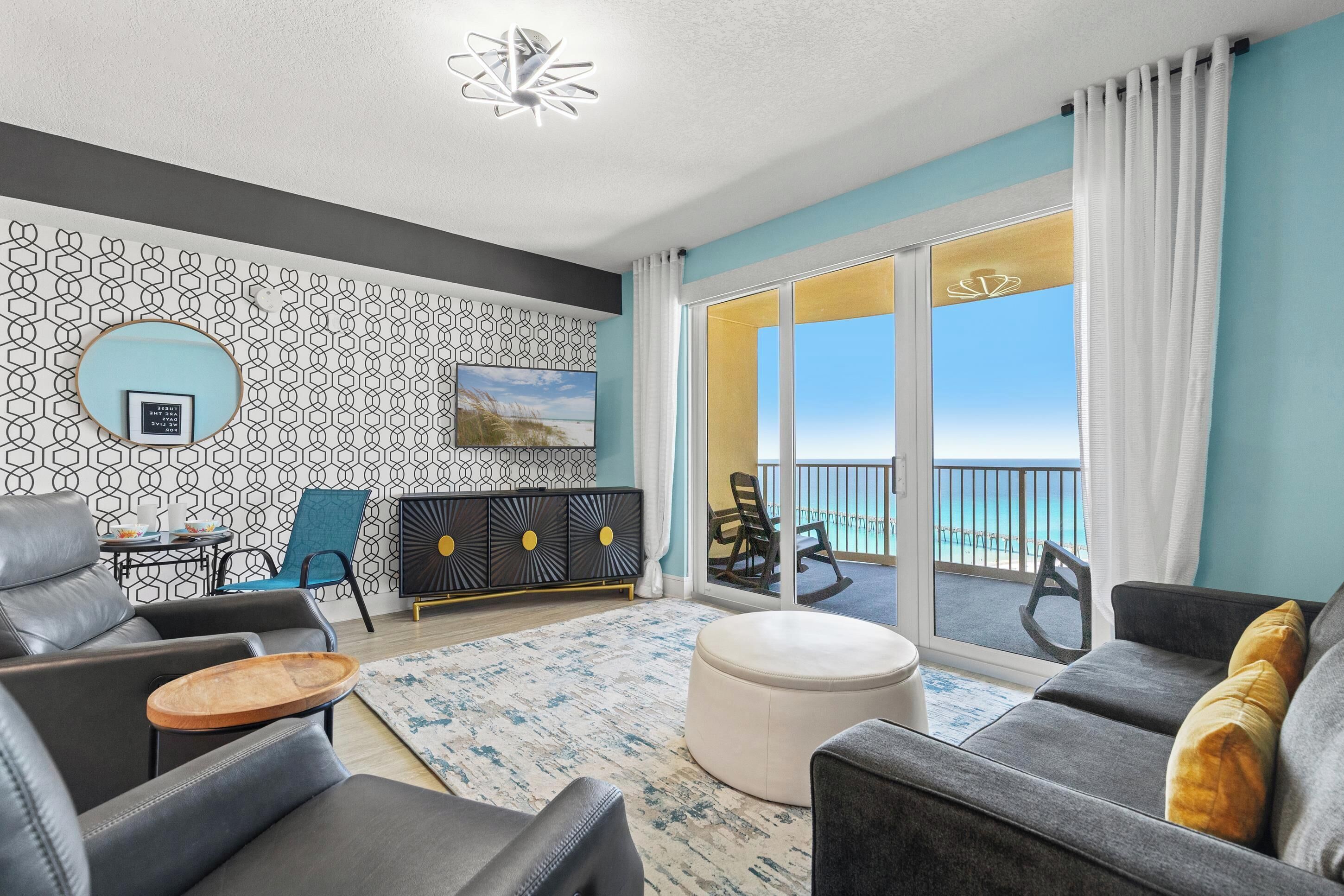 Condo, 1 Bedroom, Ocean View (3-1705) | Living area