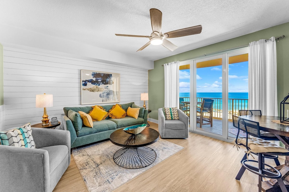 Condo, 1 Bedroom, Ocean View (3-1808) | Living area | 45-inch flat-screen TV with cable channels, TV
