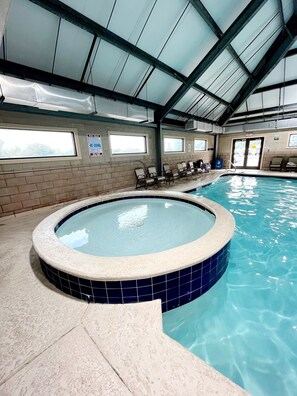 Indoor pool, a heated pool