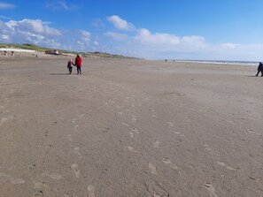 Vlak bij het strand