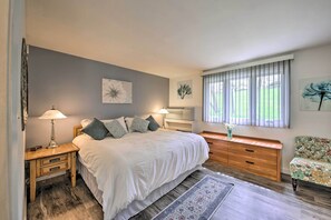 1 habitación, tabla de planchar con plancha, internet y ropa de cama 