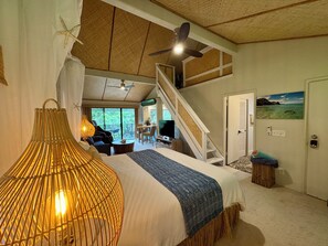 1 bedroom, iron/ironing board, free WiFi, bed sheets - Luxury king suite w A/C, Surfboards, Walk to Beaches & 1 Hotel, Massage Chair (Princeville)