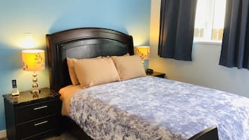 2 slaapkamers, een strijkplank/strijkijzer, wifi, beddengoed