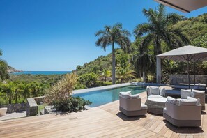 A heated pool - Villa Dunes  | Ocean View - Located in  Beautiful Salines with Private Pool (Gustavia)