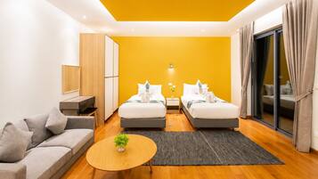 In-room safe, blackout curtains, iron/ironing board, free WiFi