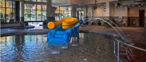 Indoor pool, outdoor pool