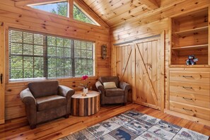Interior - Lucky Cub Cabin | Hot Tub, Theater, Game Room | Sleeps 8 (Sevierville)
