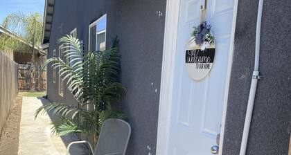 Private Studio with private entrance includes driveway parking space.