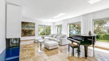 TV, fireplace, table tennis