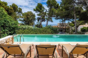 Pool - Vacation Home Villa Cala Padri with Pool, Wi-Fi, A/C, Terrace & Garden (Capdepera)