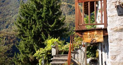 Casa Alpinone: freistehendes, rustikales Haus auf dem Lande mit privatem Garten und Obstgarten