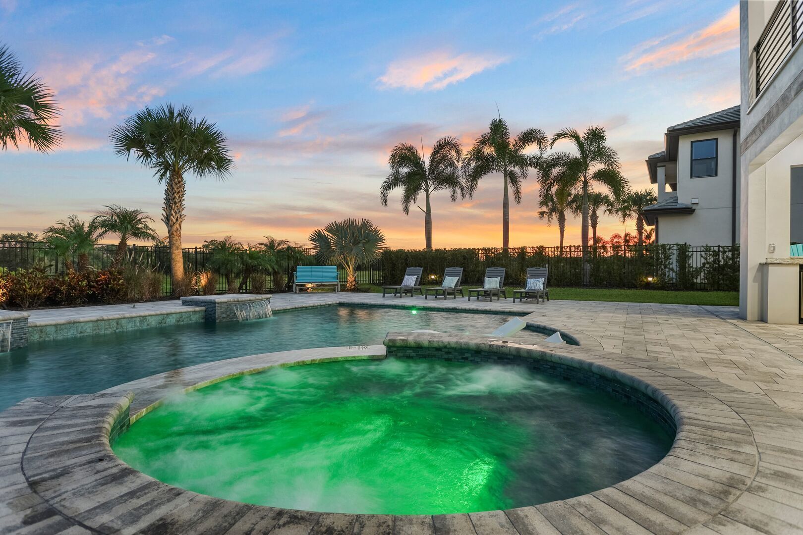 Una piscina climatizada