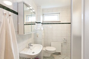 Shower, hair dryer
