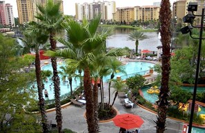 Indoor pool, outdoor pool - Wyndham Bonnet Creek- 3 BR deluxe-spacious suite inside Walt Disney World gates (Lake Buena Vista)