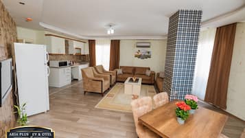 Business Apartment, 2 Bedrooms | Living area