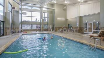 Indoor pool, a heated pool