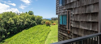 Cute and Cozy Couples Retreat w/ Private Lanai, Mountain and Ocean Views, A/C