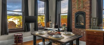 Old St. Vincent's 303 — Sauna | 14ft Loft | Mtn Views | Walk Downtown