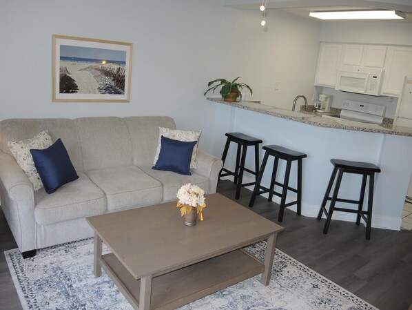 Condo, 1 Bedroom | Interior - Brunswick Plantation Condo 302M with 27 Hole Golf Course and Close to Beach in Calabash by RedAwning (Calabash)