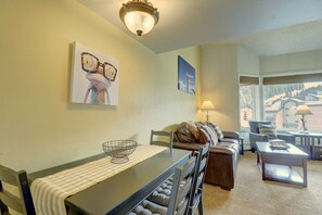 Condo, 1 Bedroom | Dining - Telemark Lodge with Panoramic Views of Copper Mountain - TL503 by Redawning (Copper Mountain)