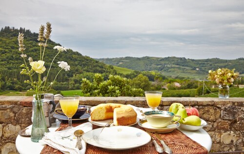 [VILLA ACQUAPIETRA CHIANTI FLORENZ ⭐⭐⭐⭐⭐] Pool | Olivenhaine | Weinberge