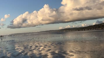 Vlak bij het strand