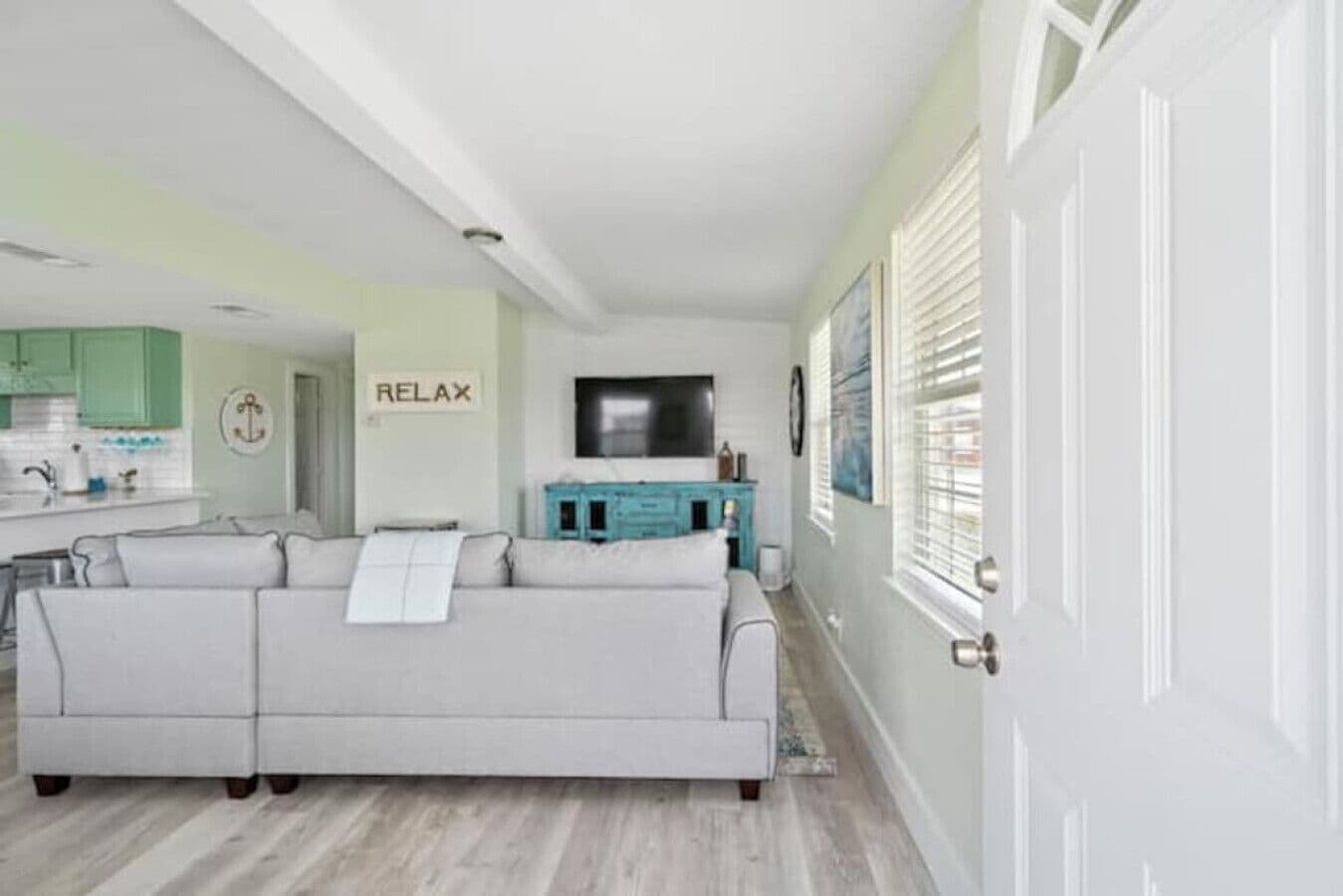 Smart TV, video games, foosball, books