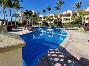 Una piscina climatizada