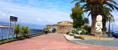 Parkering på området