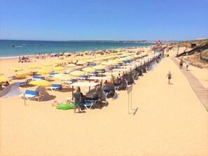 Vlak bij het strand