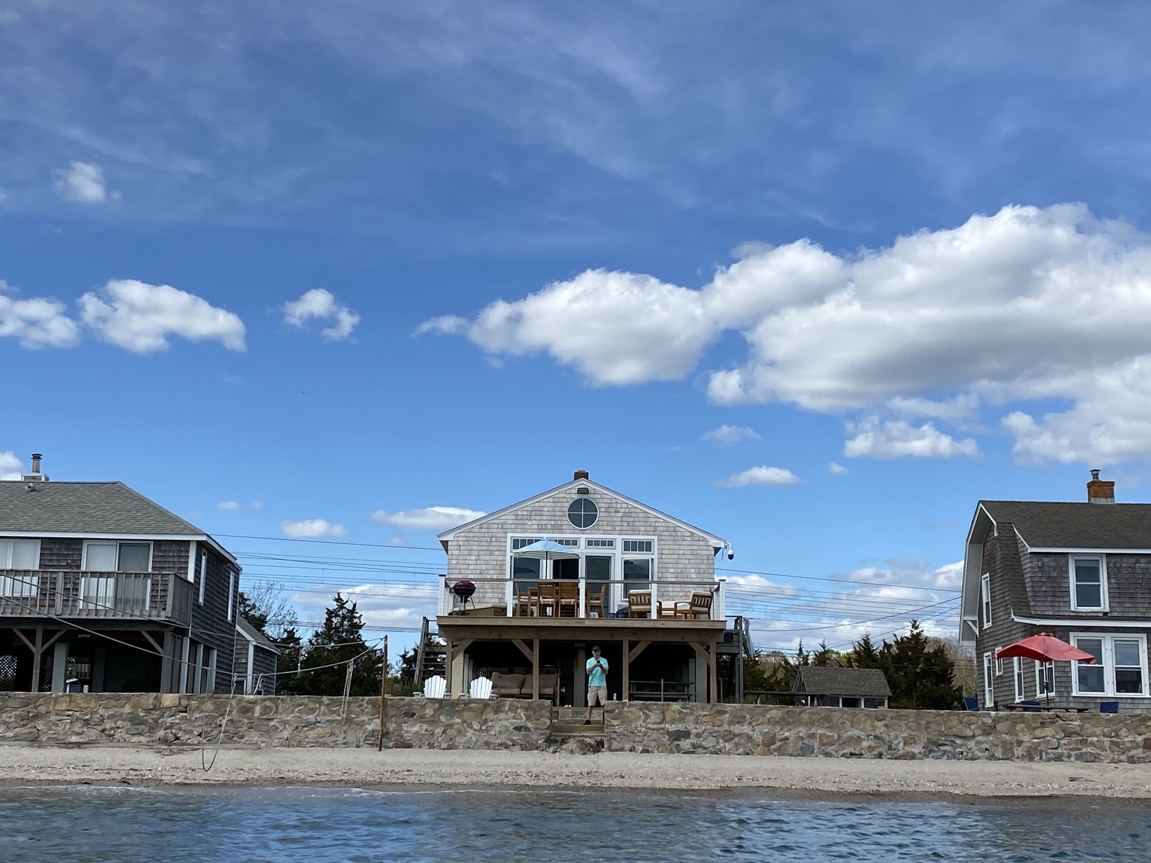 Charming Mystic Ocean Front Beach Cottage