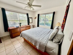 3 bedrooms, iron/ironing board, travel cot, WiFi