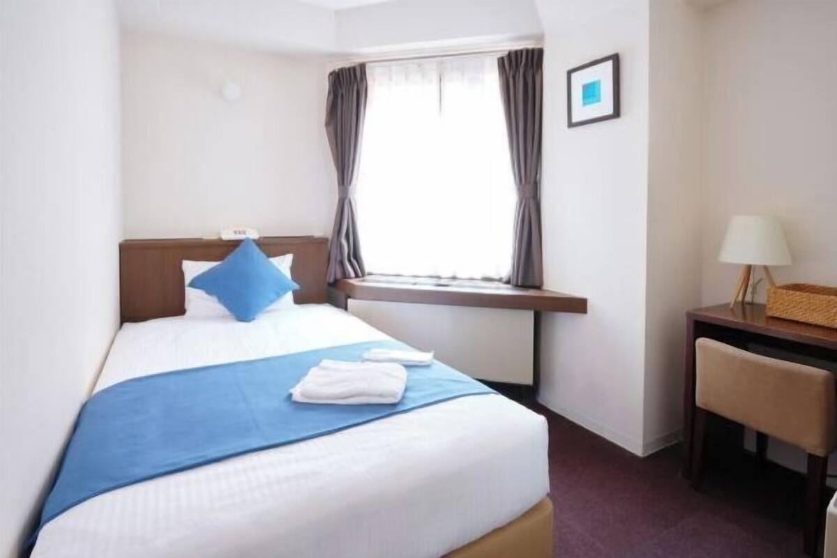 Desk, blackout drapes, WiFi (free), bed sheets