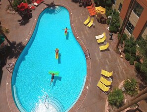 Outdoor pool, a heated pool - 2 BEDROOM CONDO - RESORT STYLE (Las Vegas)