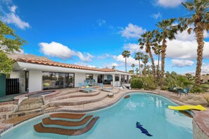 Indoor pool, a heated pool
