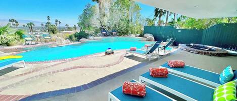 Indoor pool, a heated pool