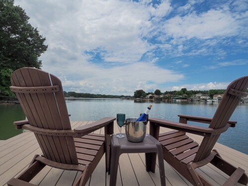 Lake Norman Escape by SoCharm | Hot Tub, Games, and Private Beach