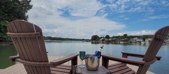 Lake Norman Escape by SoCharm | Hot Tub, Games, and Private Beach
