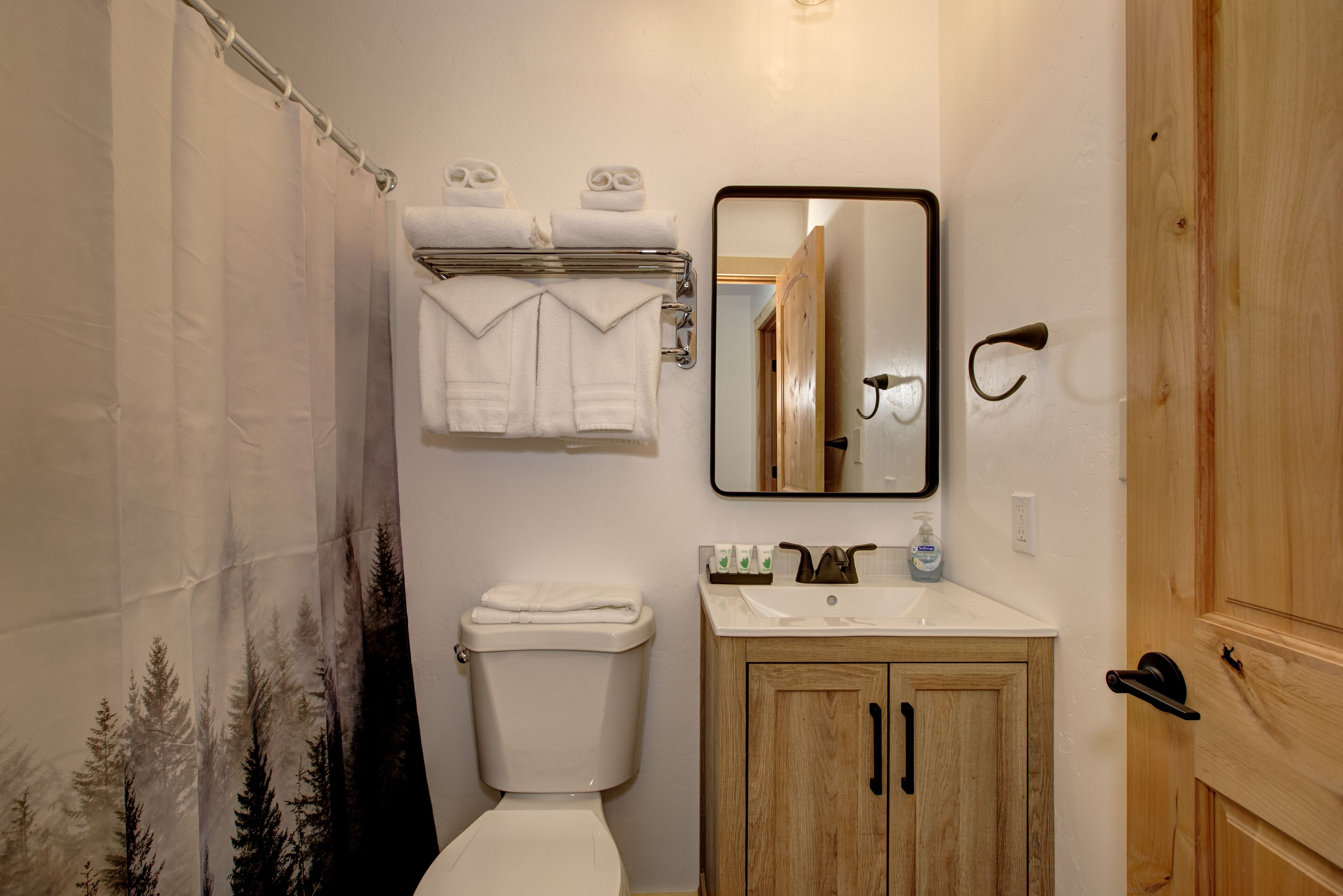 family triple room, multiple beds, non smoking (w/private bedroom) | bathroom | combined shower/bathtub, free toiletries, hair dryer, towels