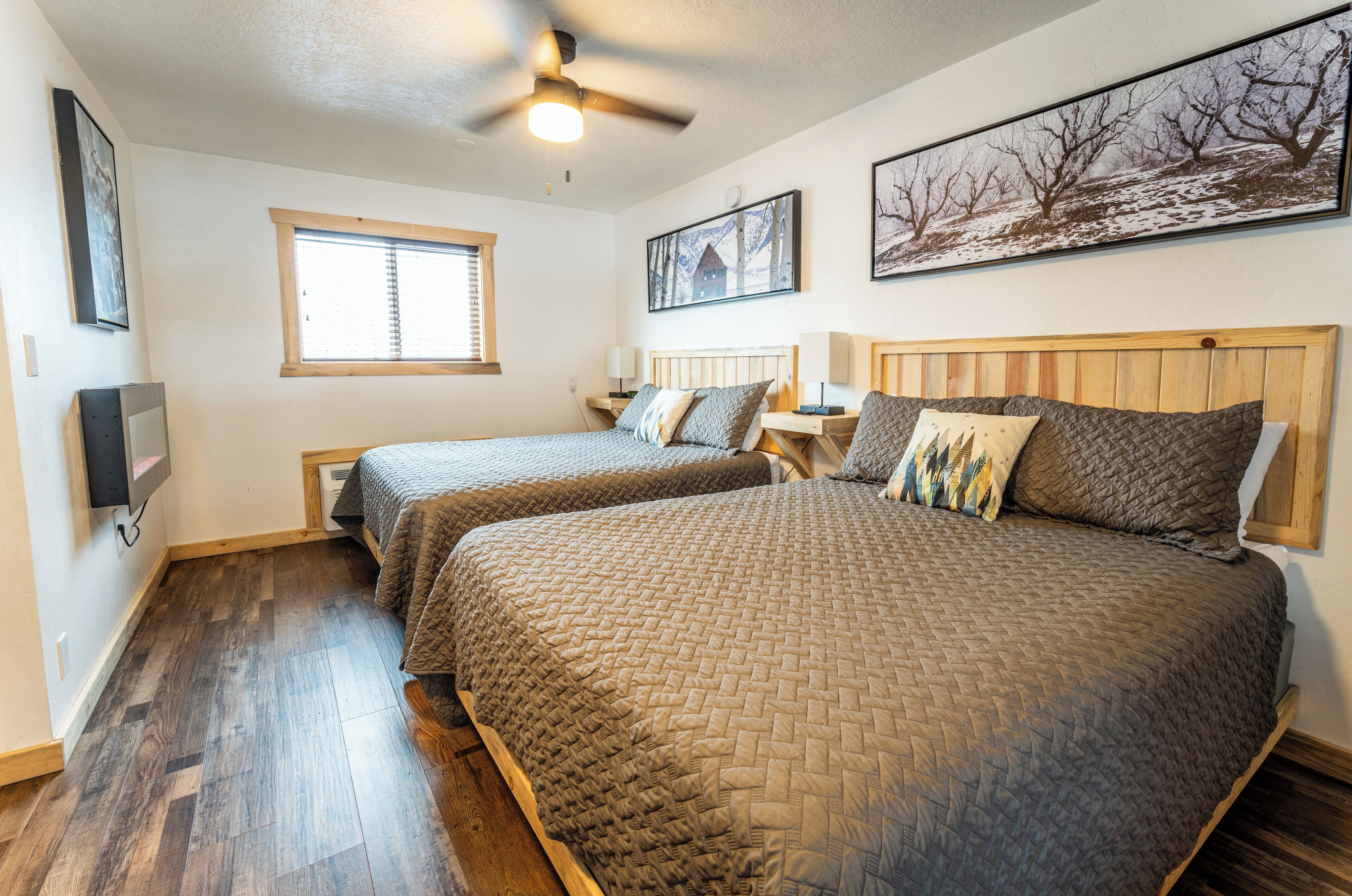 standard room, 2 queen beds, non smoking | premium bedding, iron/ironing board, free wifi, bed sheets