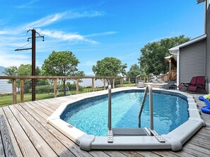 屋外プール、温水プール